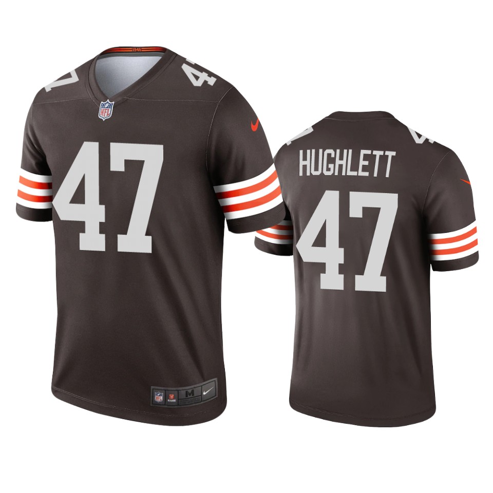 men's browns charley hughlett brown 2020 legend jersey