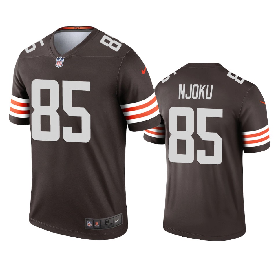 men's browns david njoku brown 2020 legend jersey