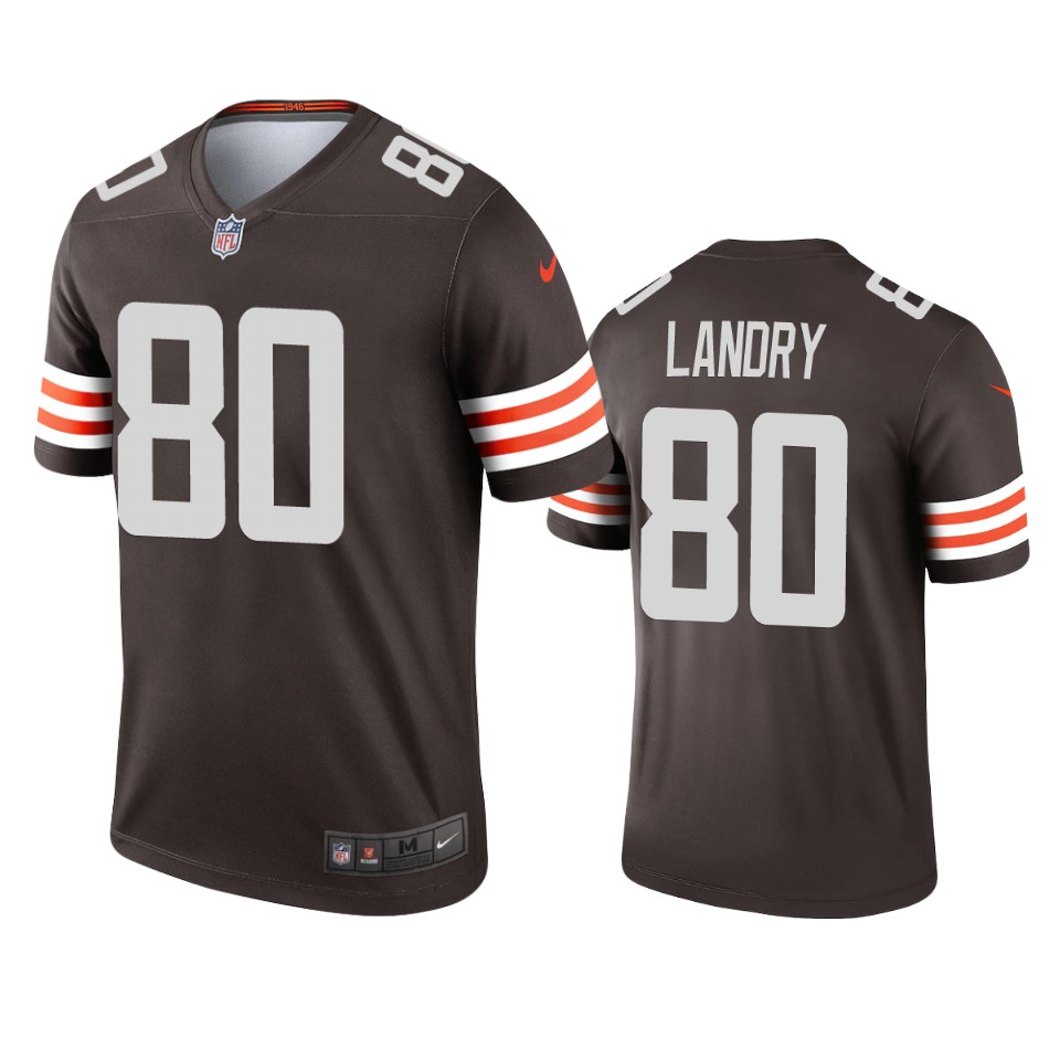men's browns jarvis landry brown 2020 legend jersey