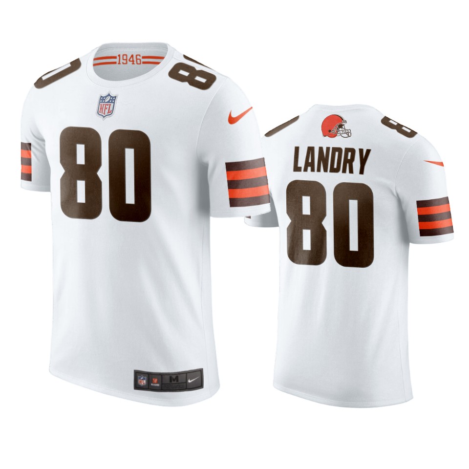 men's browns jarvis landry nikewhite t shirt