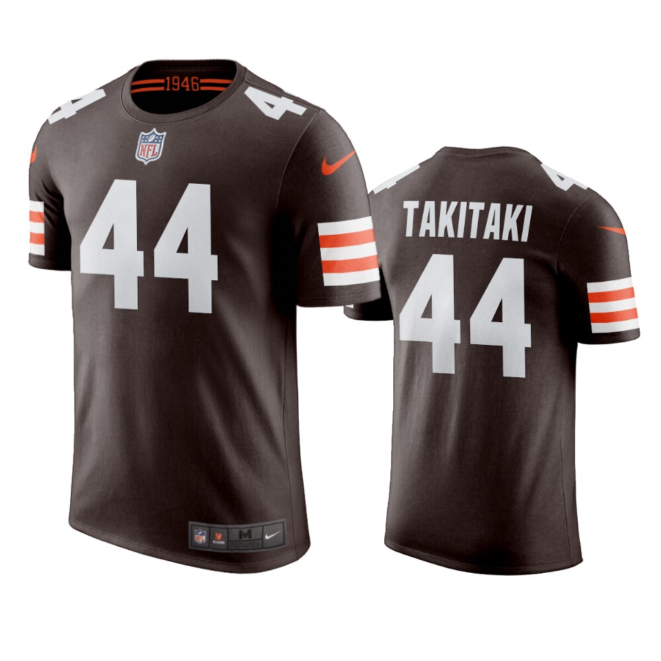 men's browns sione takitaki nikebrown t shirt