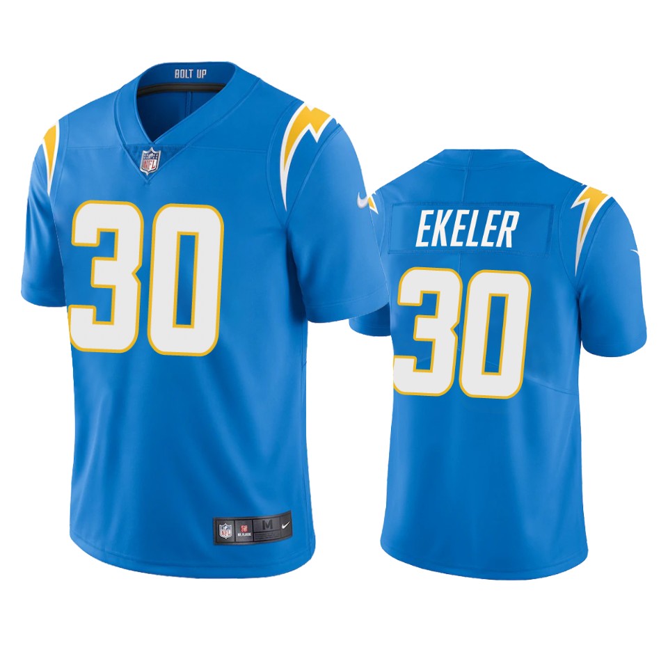 men's chargers austin ekeler powder blue 2020 vapor limited jersey