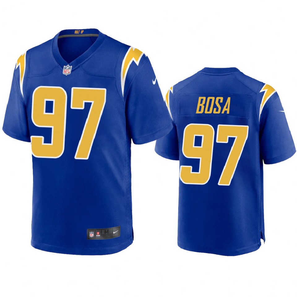 men's chargers joey bosa royal 2020 game jersey