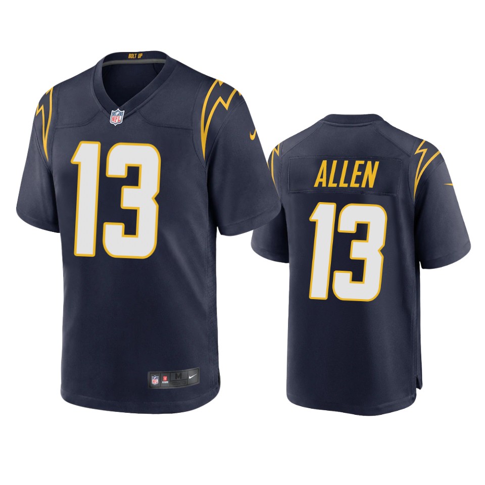 men's chargers keenan allen navy 2020 game jersey
