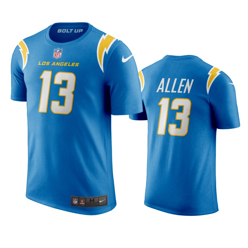 men's chargers keenan allen nikeblue t shirt