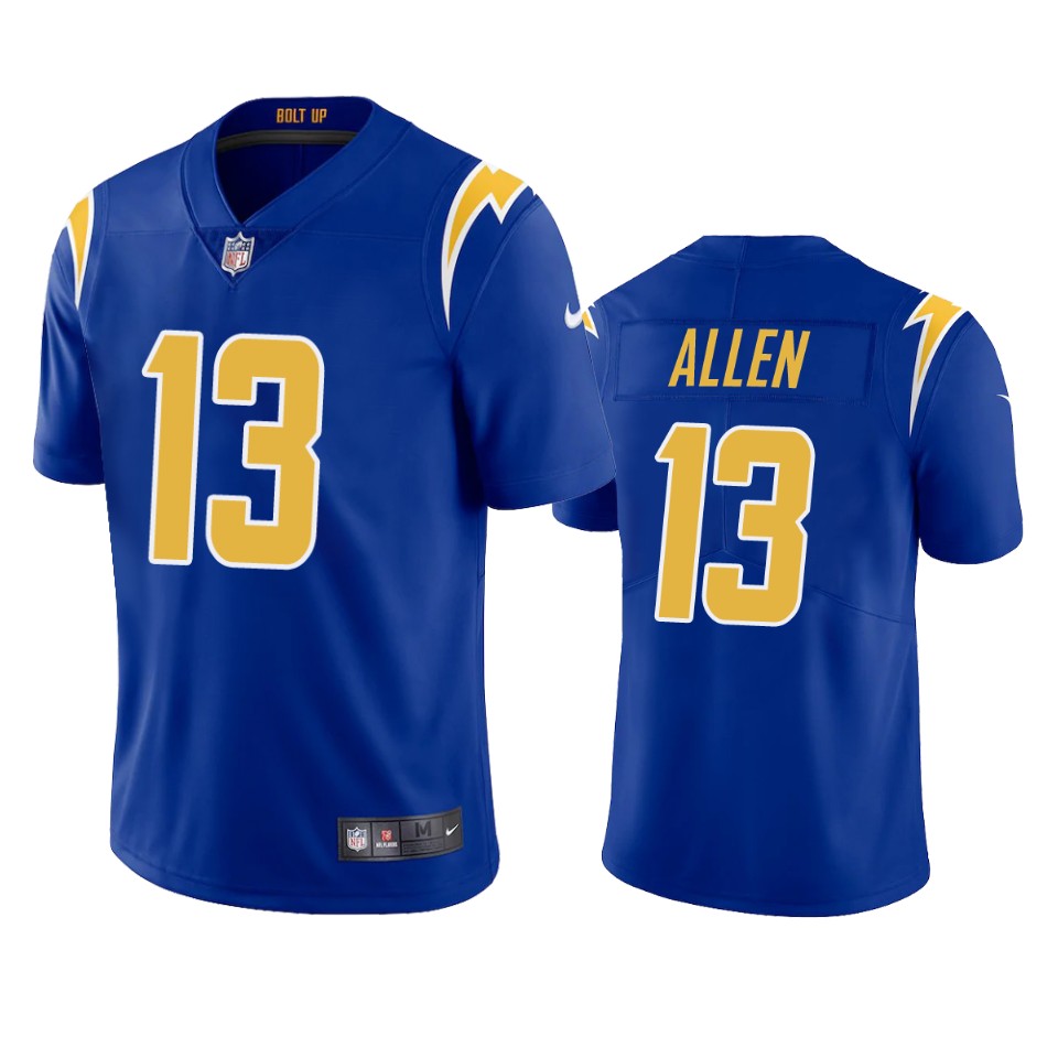 men's chargers keenan allen royal 2020 2nd alternate vapor limited jersey