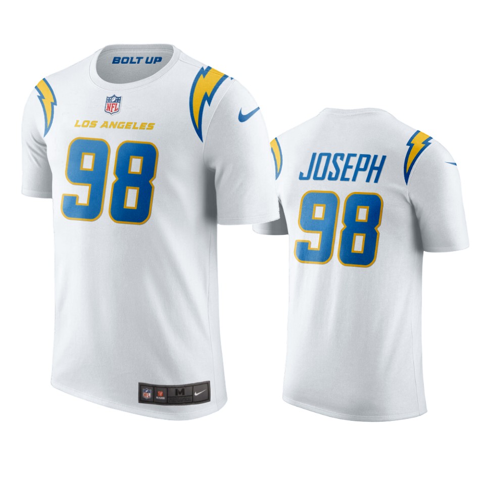 men's chargers linval joseph nikewhite away t shirt