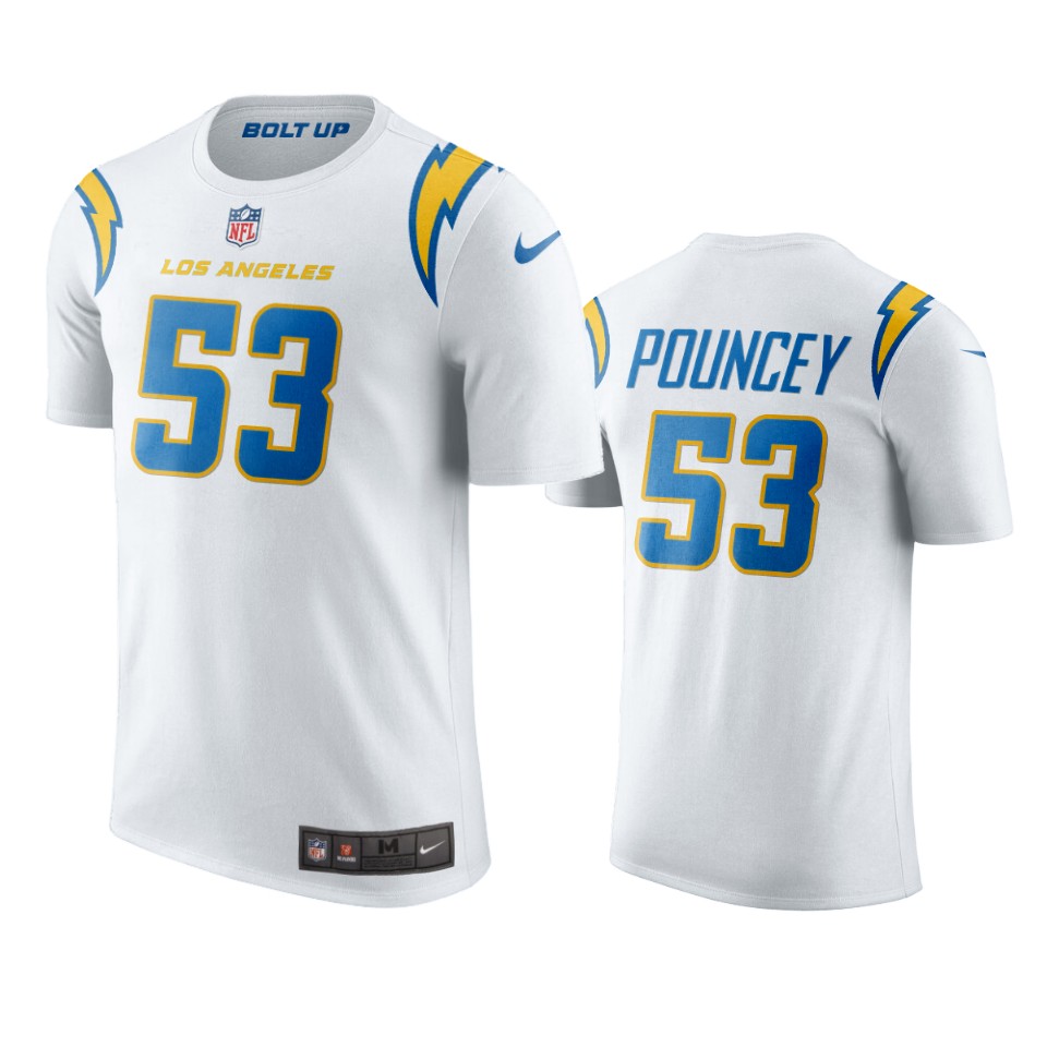 men's chargers mike pouncey nikewhite away t shirt