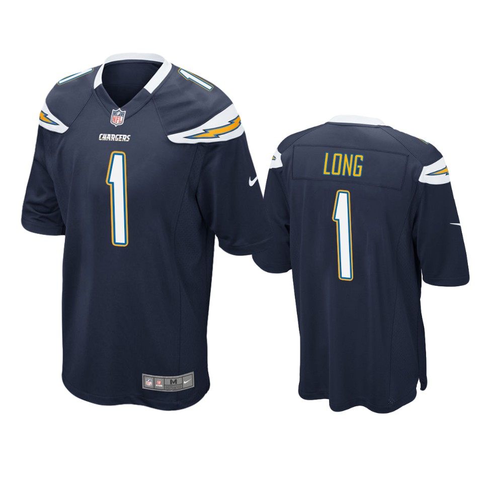 men's chargers ty long navy game jersey
