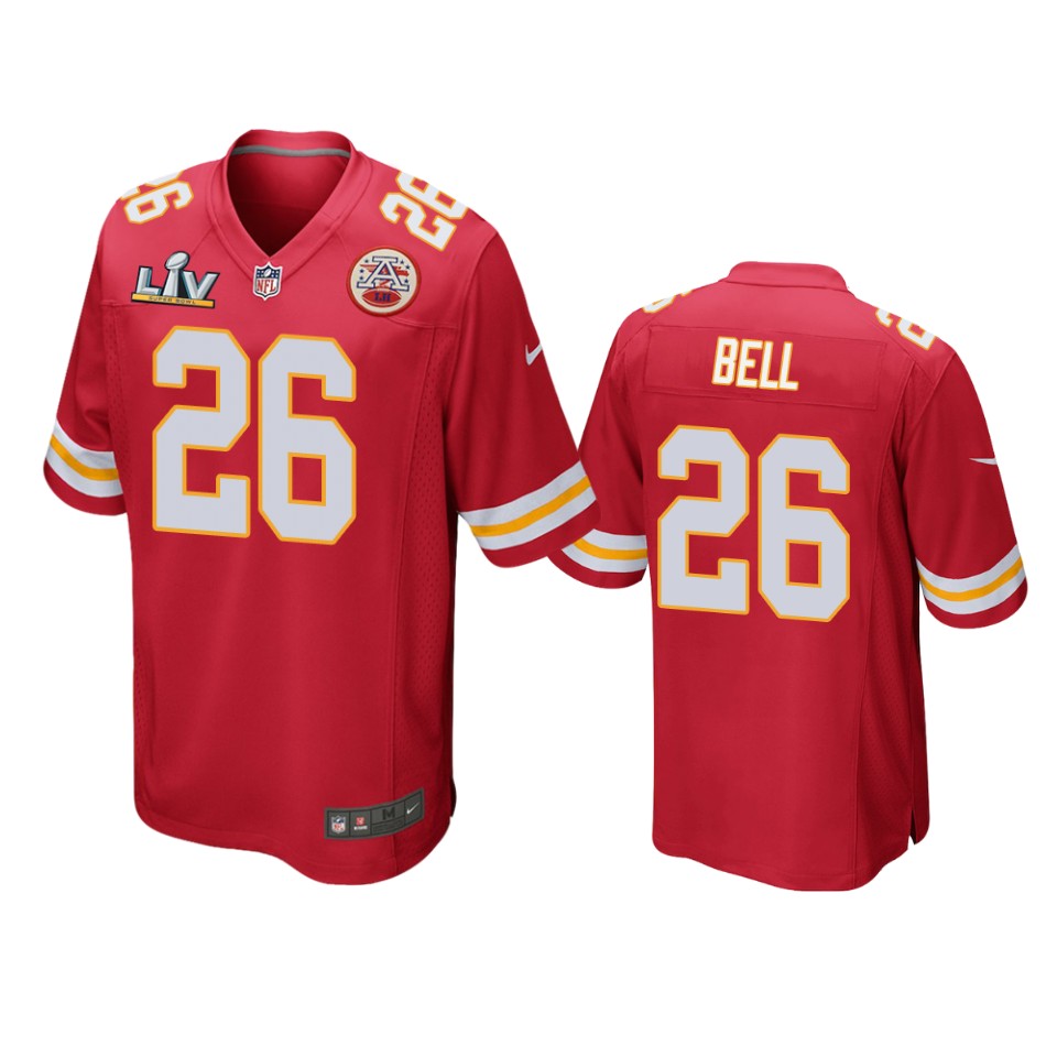 men's chiefs bobby bell red super bowl lv game jersey