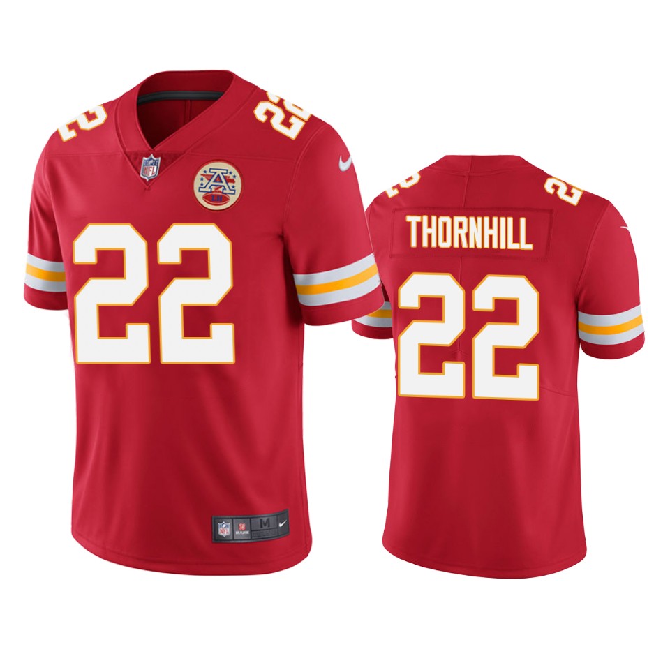 men's chiefs juan thornhill red vapor limited jersey