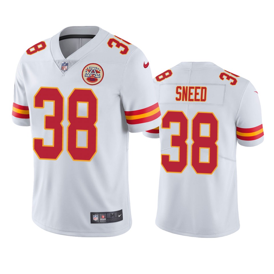 men's chiefs l'jarius sneed white vapor untouchable limited jersey