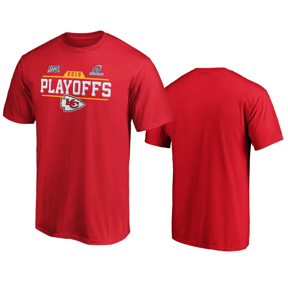 men's chiefs red 2019 nfl playoffs bound chip shot t shirt