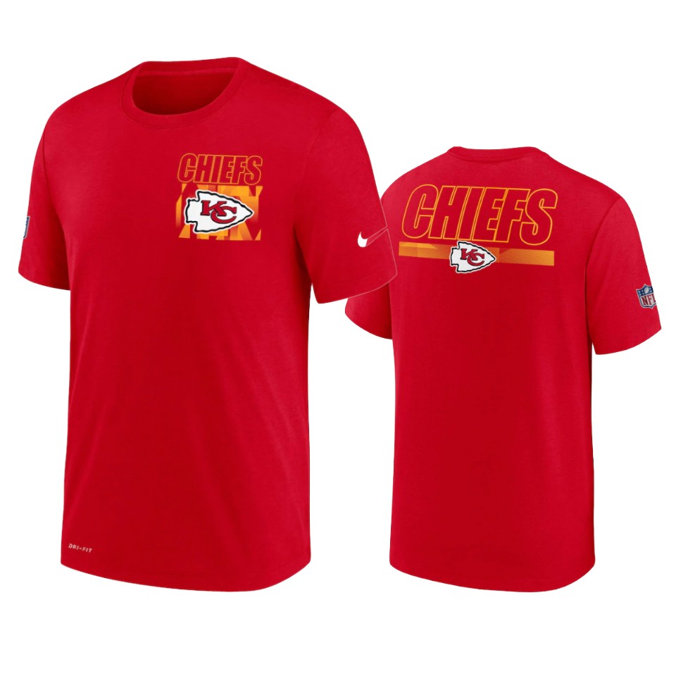men's chiefs red facility playbook performance t shirt