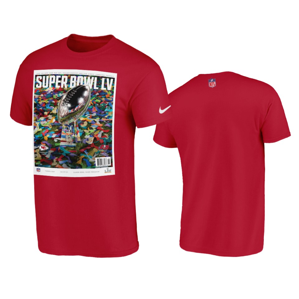 men's chiefs red super bowl lv t shirt