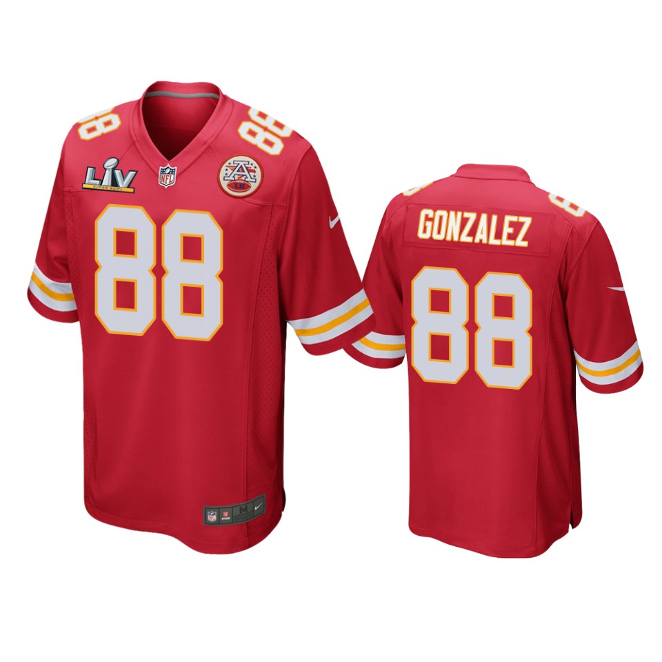 men's chiefs tony gonzalez red super bowl lv game jersey