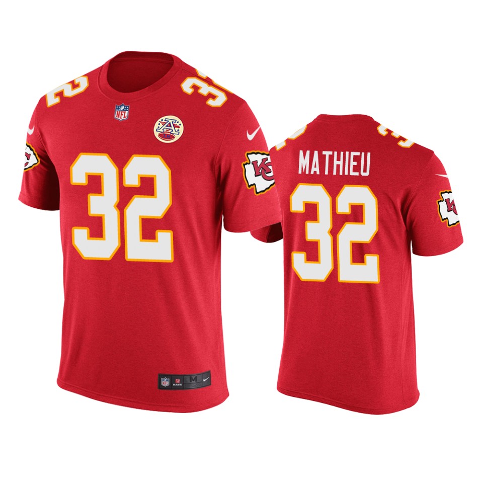 men's chiefs tyrann mathieu red color rush t shirt