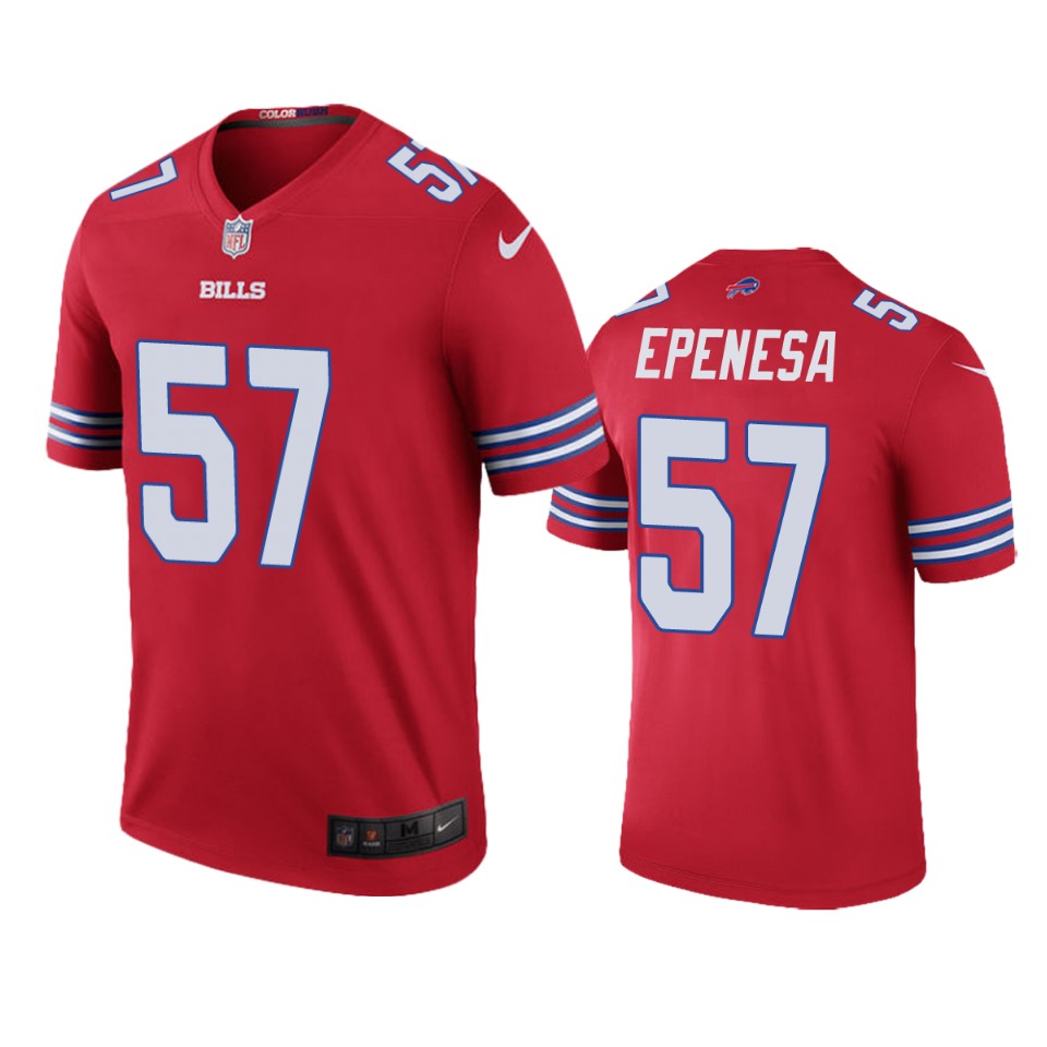 men's color rush legend bills a.j. epenesa red jersey