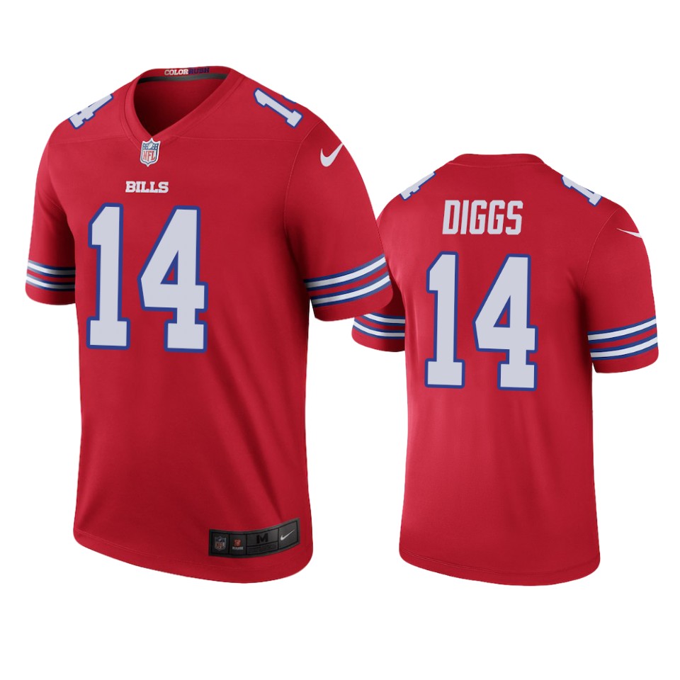 men's color rush legend bills stefon diggs red jersey
