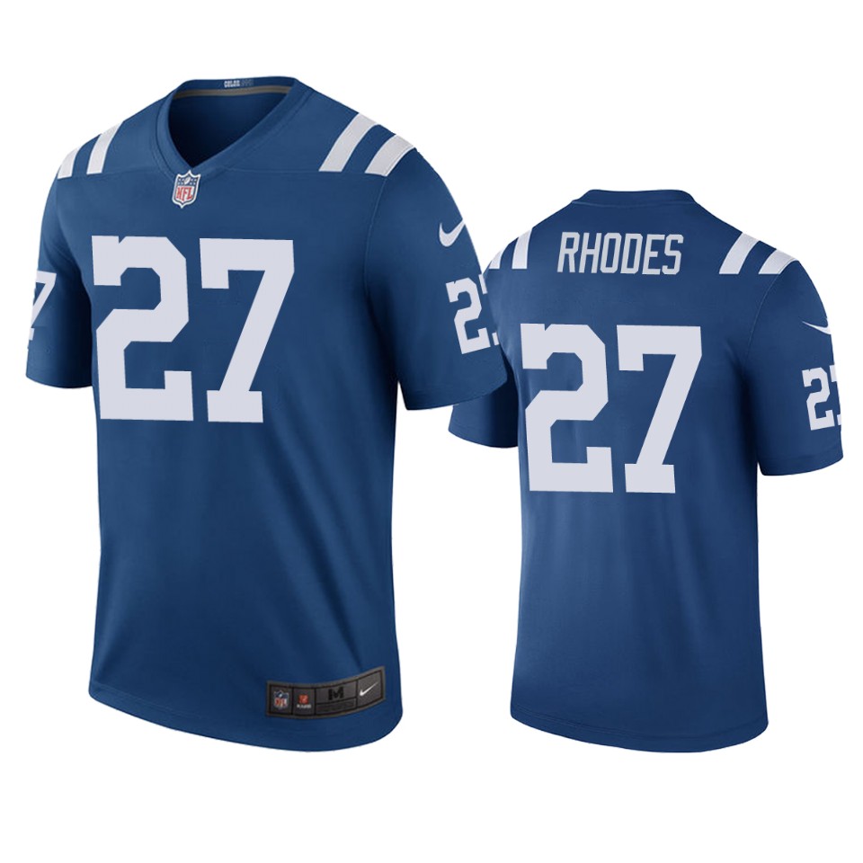 men's color rush legend colts xavier rhodes royal jersey