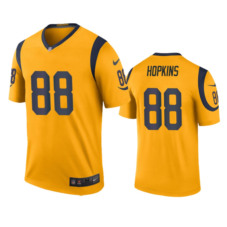 men's color rush legend rams brycen hopkins gold jersey