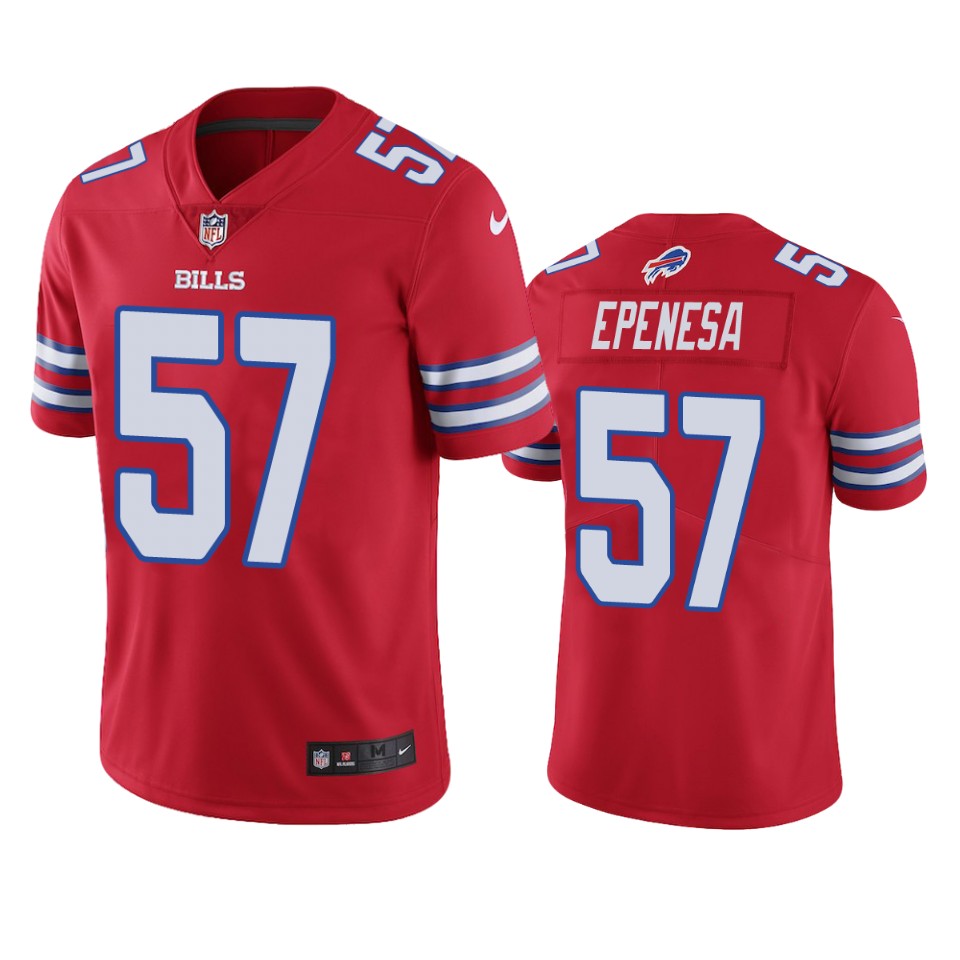 men's color rush limited a.j. epenesa bills red jersey