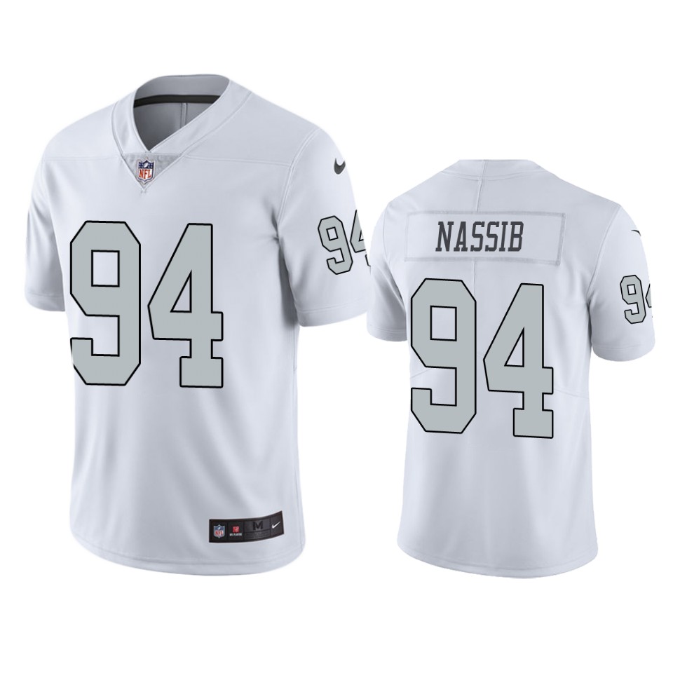 men's color rush limited carl nassib raiders white jersey