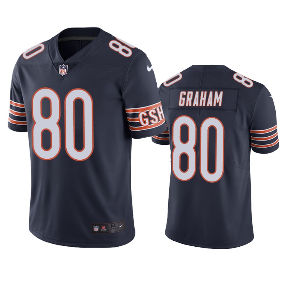 men's color rush limited jimmy graham bears navy jersey
