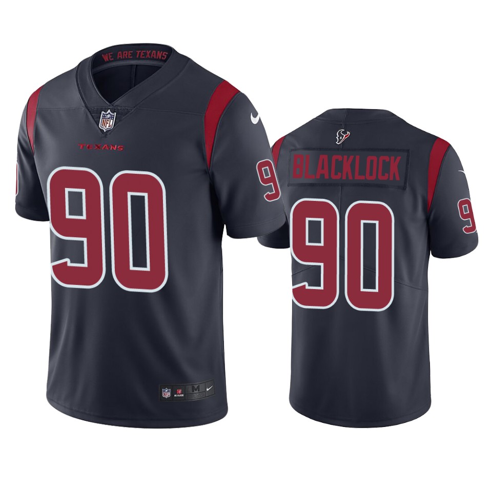 men's color rush limited ross blacklock texans navy jersey