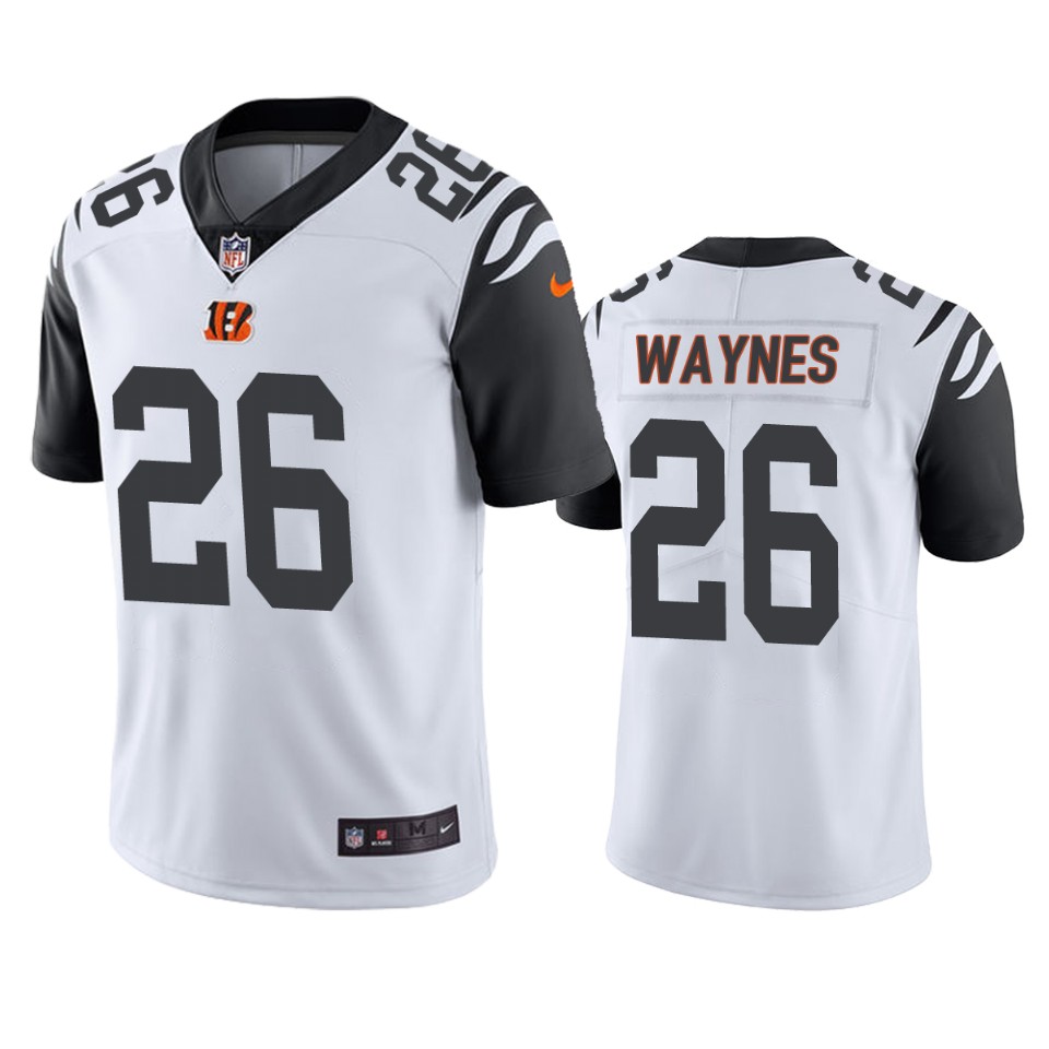 men's color rush limited trae waynes bengals white jersey