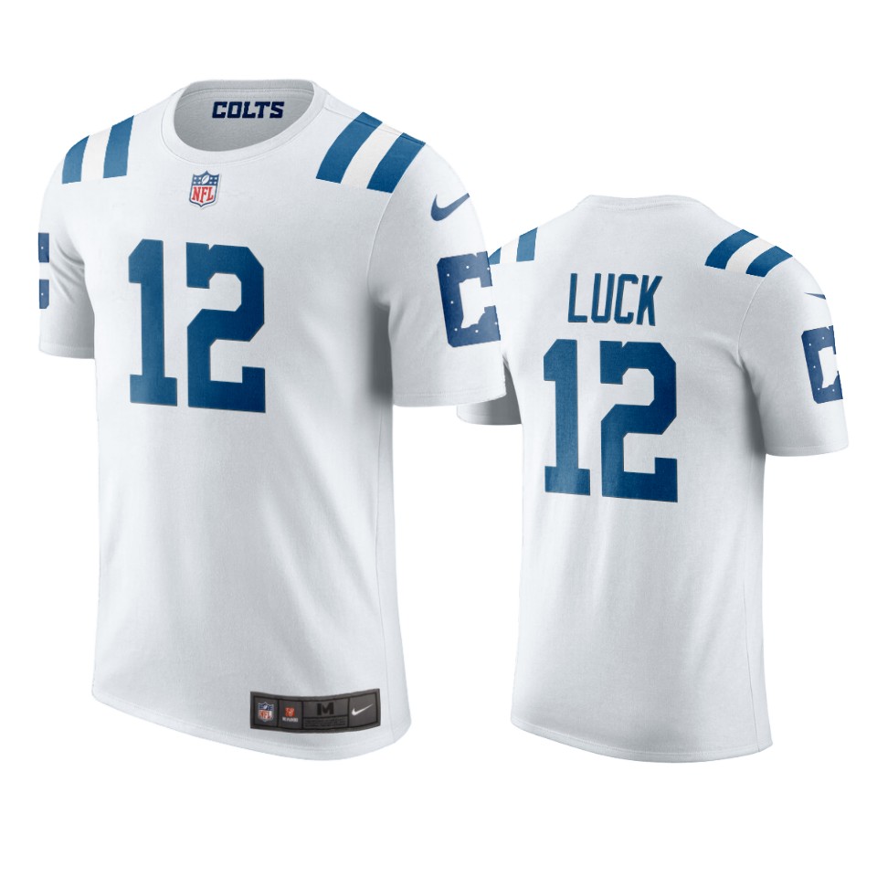 men's colts andrew luck nikewhite t shirt