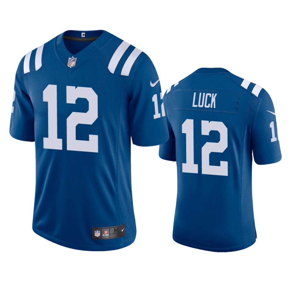 men's colts andrew luck royal 2020 vapor limited jersey