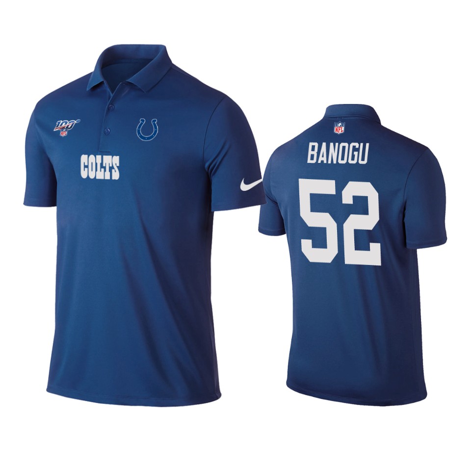 men's colts ben banogu royal 100th season polo