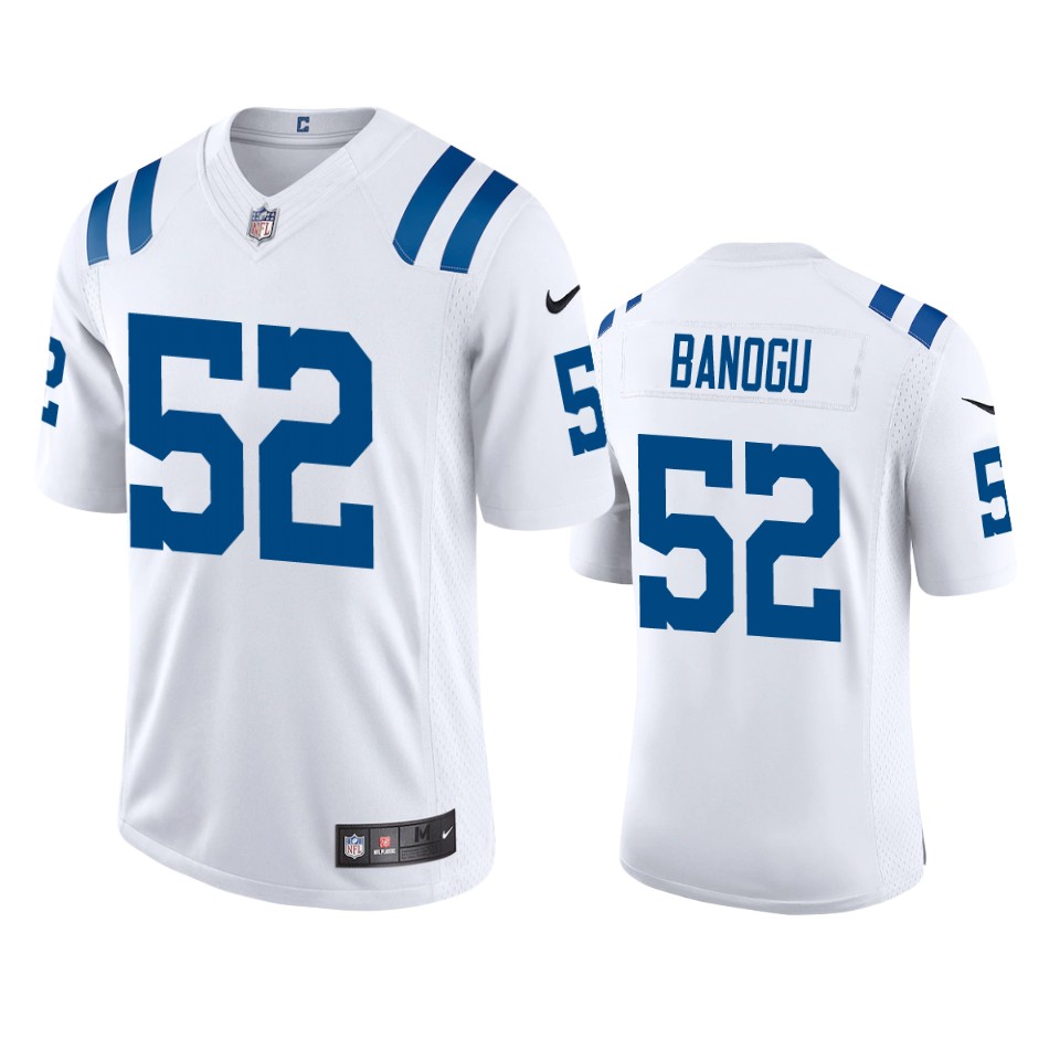 men's colts ben banogu white 2020 vapor limited jersey