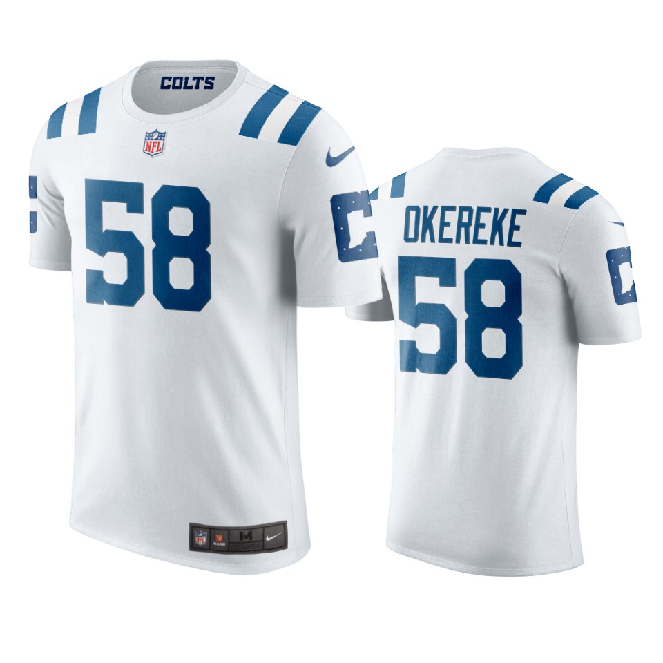 men's colts bobby okereke nikewhite t shirt