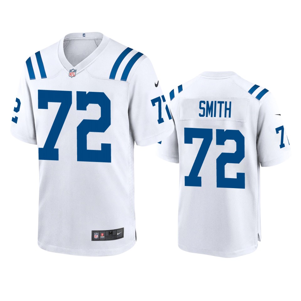 men's colts braden smith white 2020 game jersey