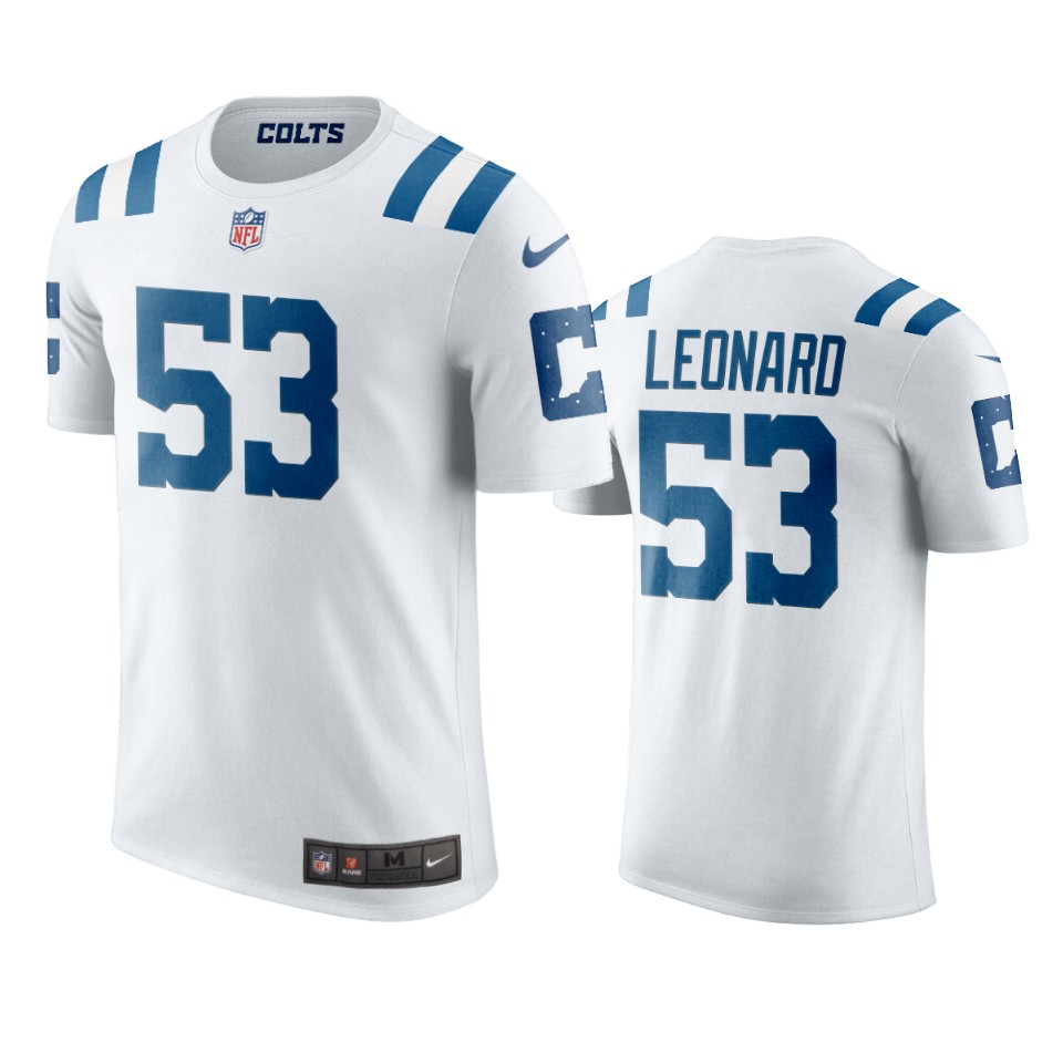 men's colts darius leonard nikewhite t shirt