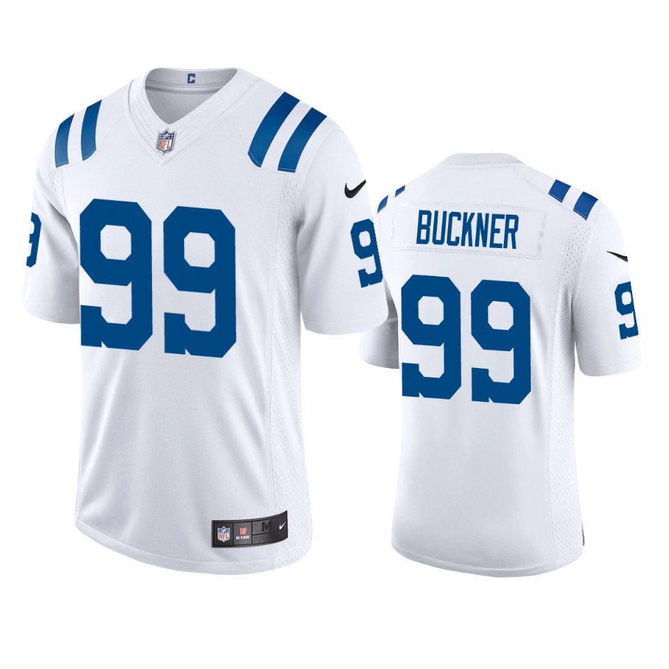 men's colts deforest buckner white 2020 vapor limited jersey