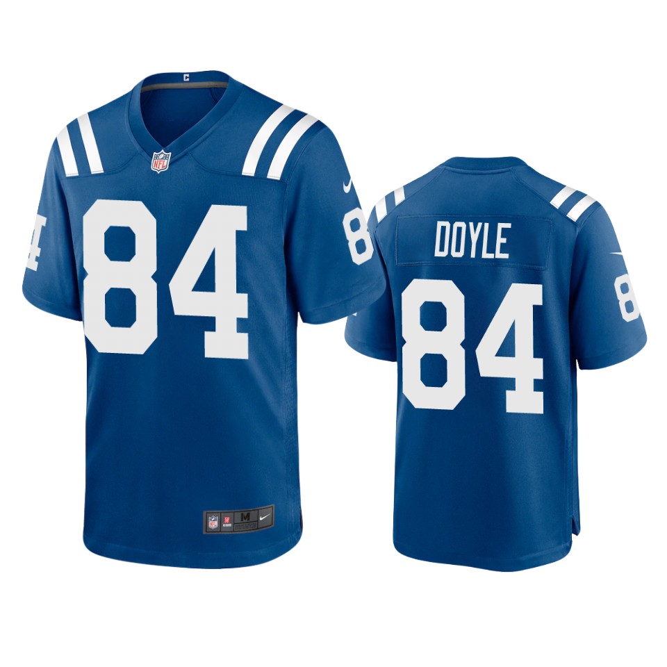 men's colts jack doyle royal 2020 game jersey