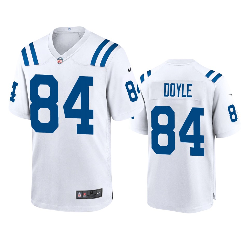 men's colts jack doyle white 2020 game jersey