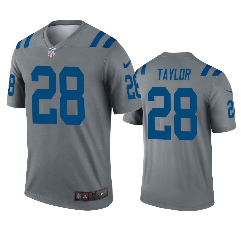 men's colts jonathan taylor gray inverted legend jersey