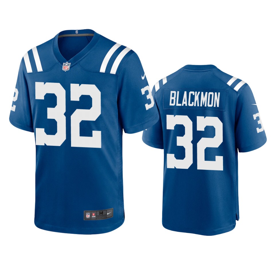 men's colts julian blackmon royal game jersey