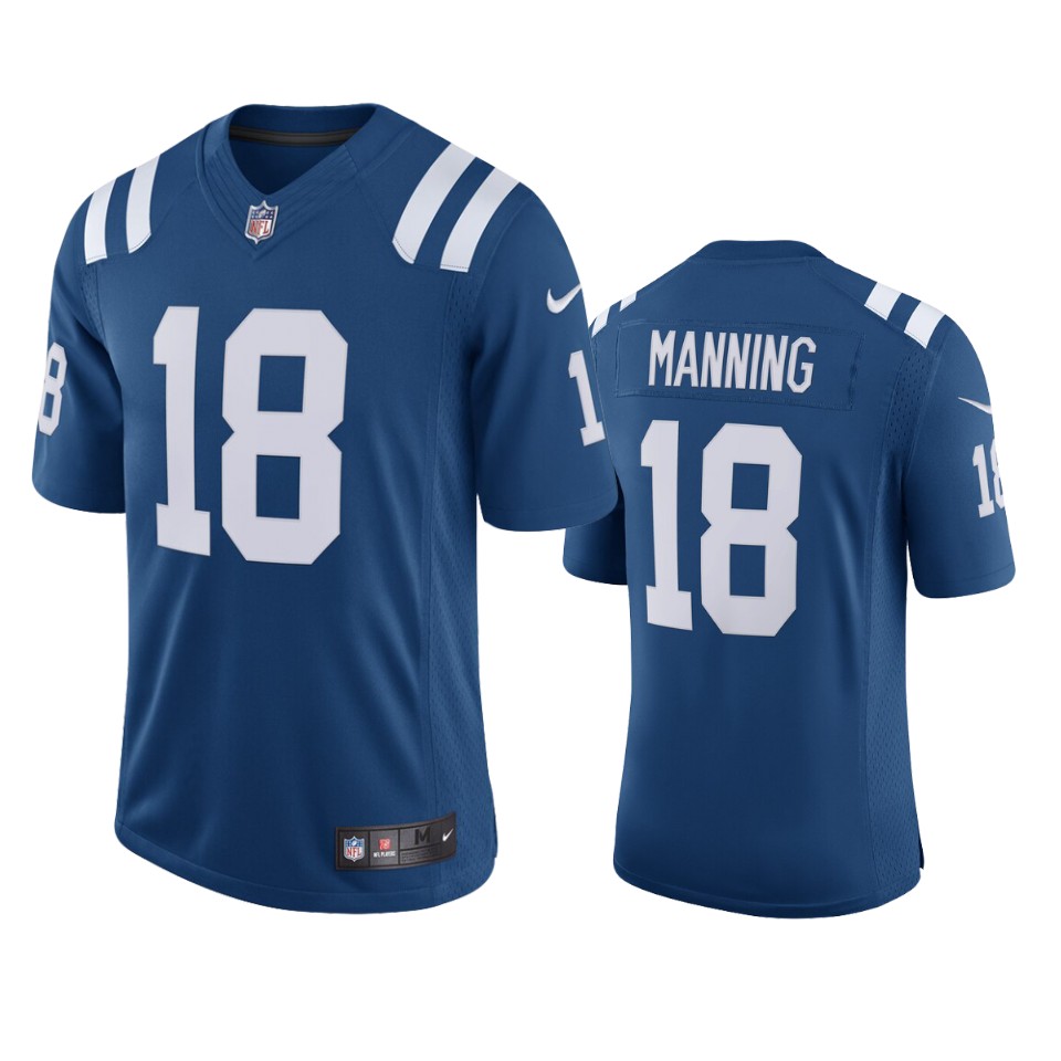 men's colts peyton manning royal limited jersey