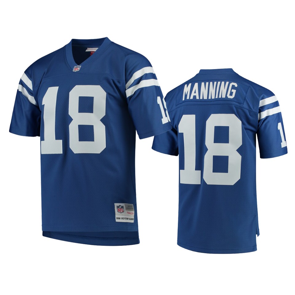 men's colts peyton manning royal replica jersey
