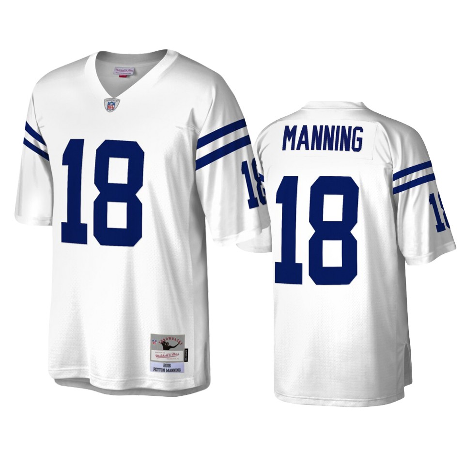 men's colts peyton manning white legacy replica jersey