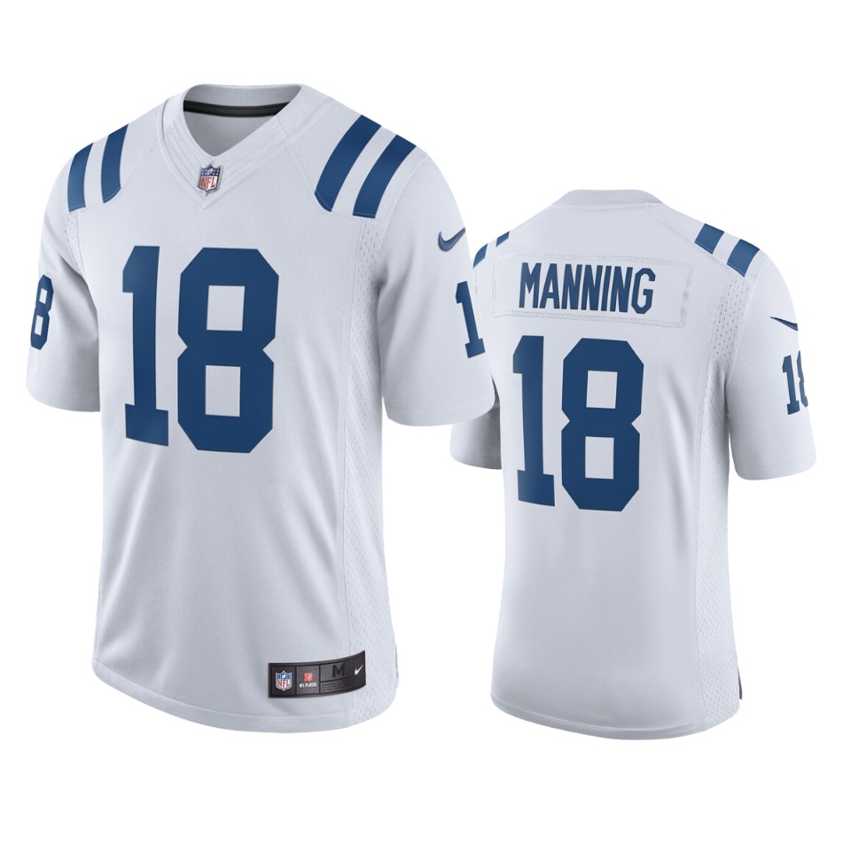 men's colts peyton manning white limited jersey