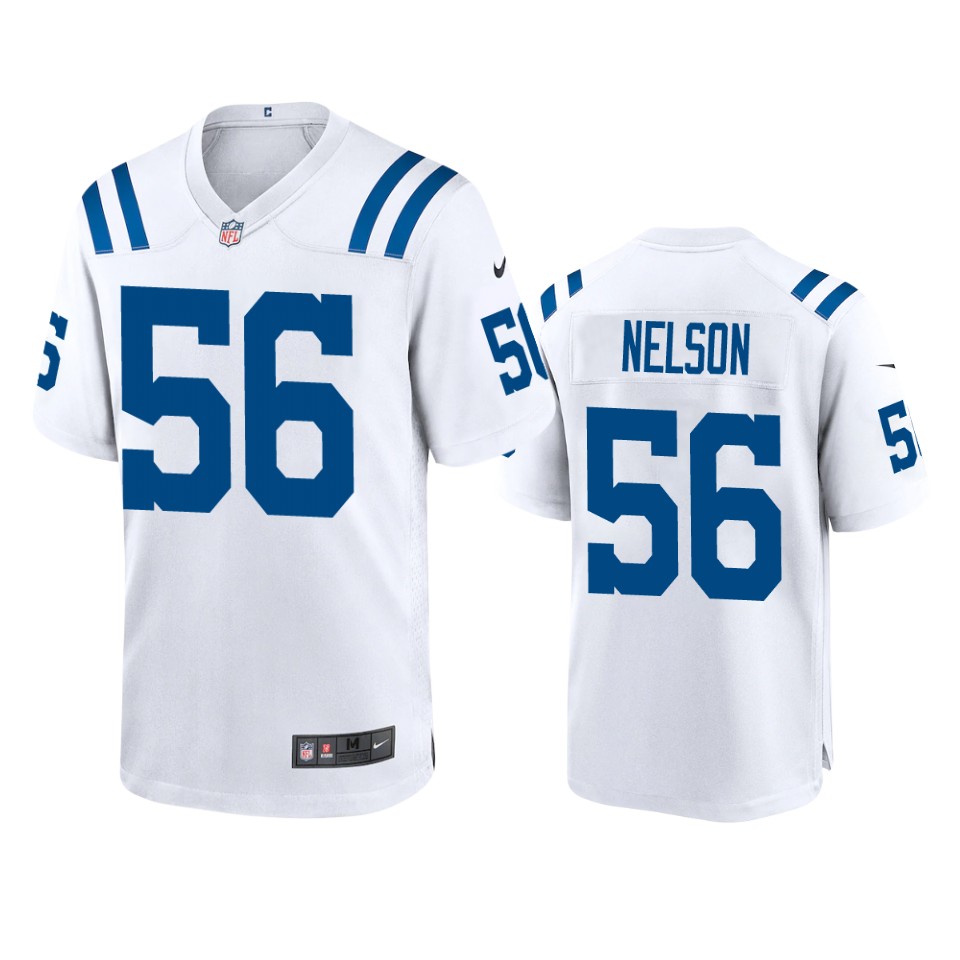 men's colts quenton nelson white 2020 game jersey