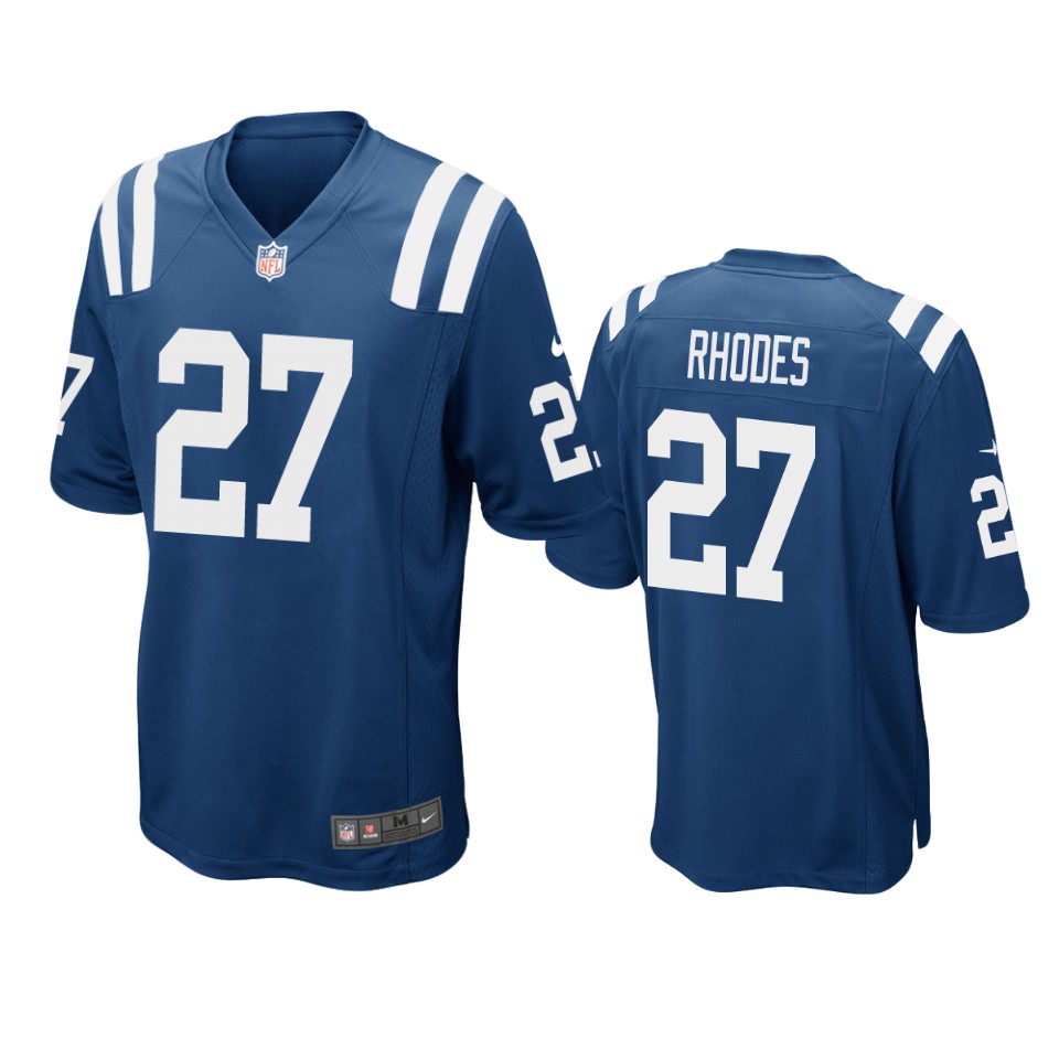 men's colts xavier rhodes royal game jersey