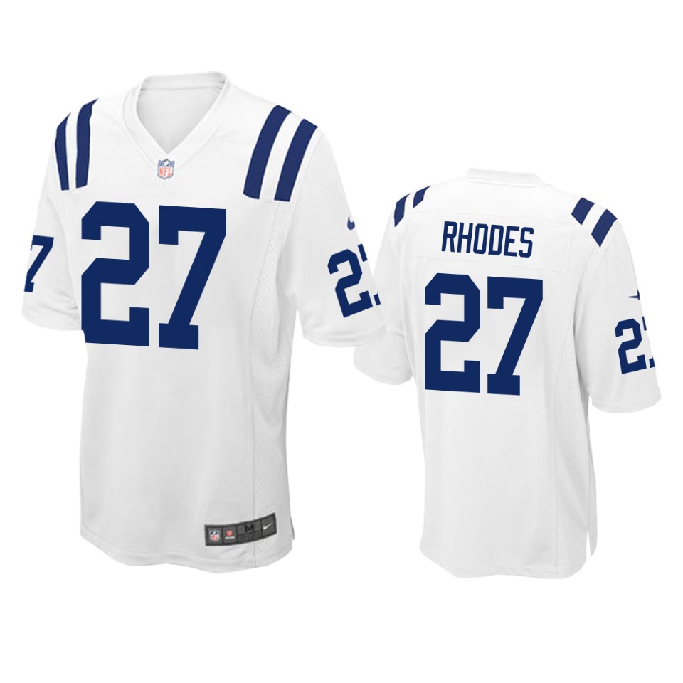 men's colts xavier rhodes white game jersey