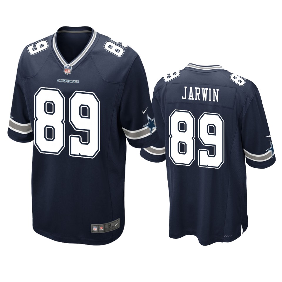 men's cowboys blake jarwin navy game jersey